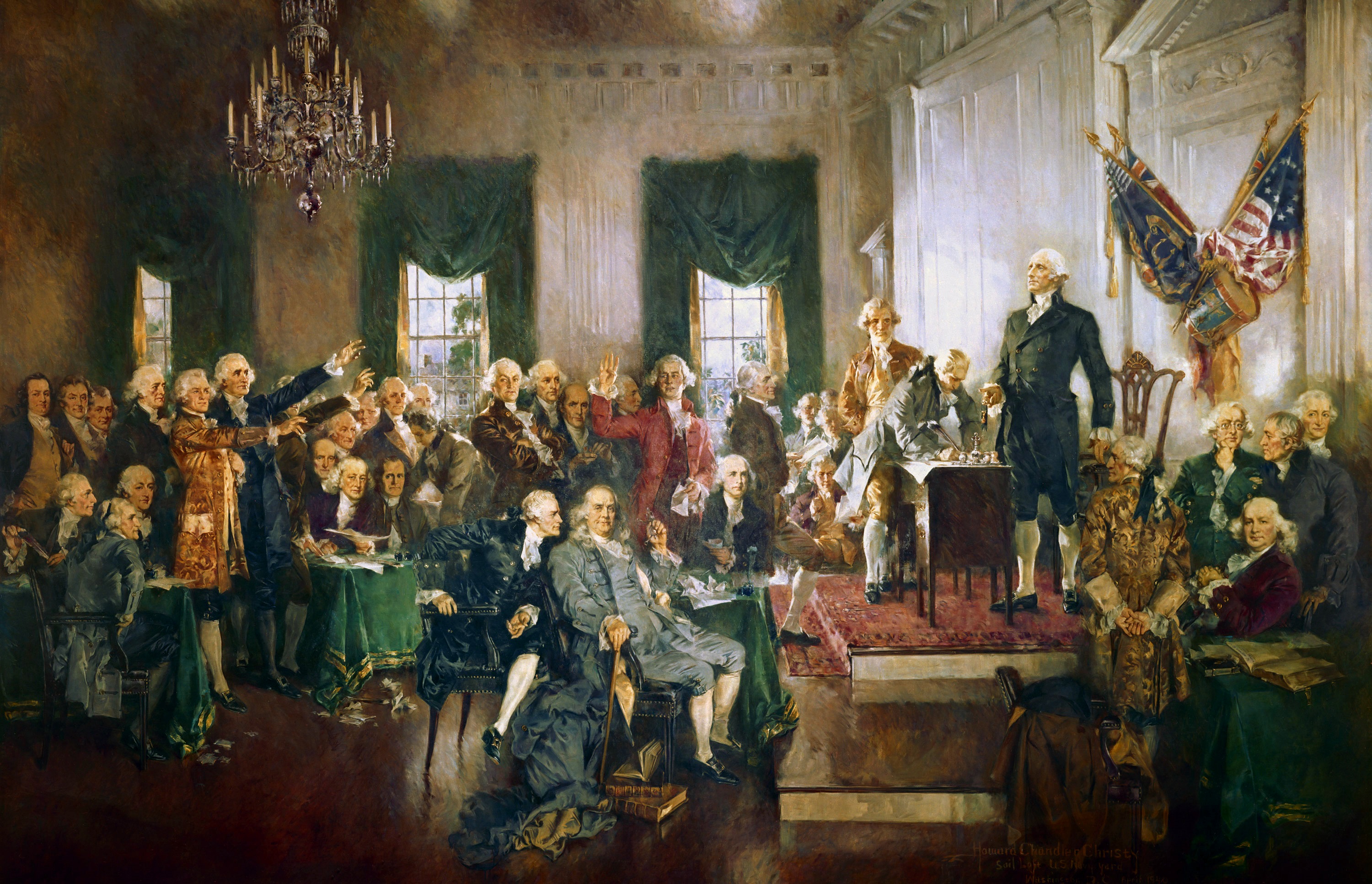 Consitution painting