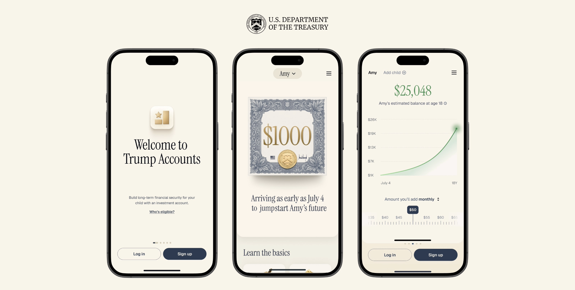 Trump Accounts App Promo