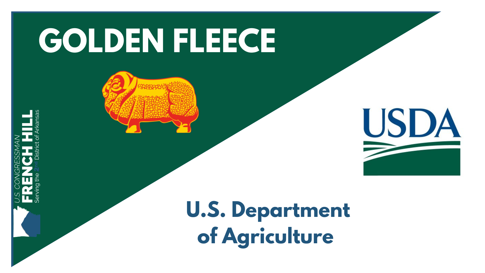 RELEASE: HILL AWARDS LATEST GOLDEN FLEECE TO USDA